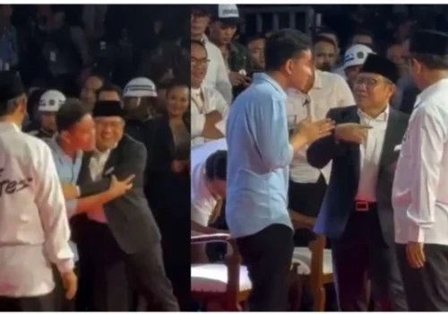 Momen hangat cawapres 2024