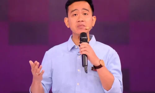 Cawapres nomor urut 2, Gibran Rakabuming Raka.
