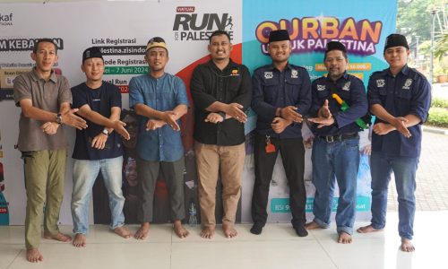 Pengurus Zis Indosat dalam program #QurbanTanpaBatas