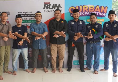 Pengurus Zis Indosat dalam program #QurbanTanpaBatas