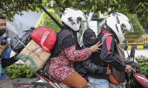 Pemudik motor